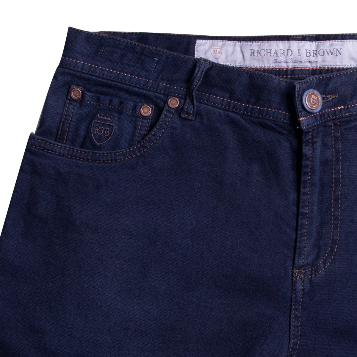 Dark Rinse 'Milano' Regular Fit Jeans  Richard J Brown   