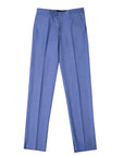 Mid-Blue Check Suit Wool Suit SUITS Belvest   
