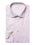 Pink Fine Striped Signature Twill Slim Fit Shirt  Eton   