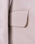 Beige Pure Linen Suit SUITS Robert Old   