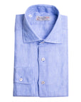 Light Blue Linen Shirt L/S SHIRTS Robert Old   