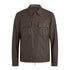 Burnt Oak Tour Waxed Cotton Overshirt BLOUSONS Belstaff