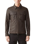 Burnt Oak Tour Waxed Cotton Overshirt