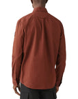 Deep Copper Scale Long Sleeve Shirt