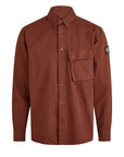 Deep Copper Scale Long Sleeve Shirt