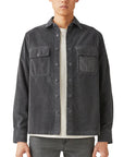 Belstaff Forge Grey Fallgate Cotton Corduroy Shirt