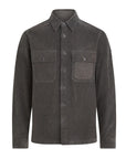 Belstaff Forge Grey Fallgate Cotton Corduroy Shirt