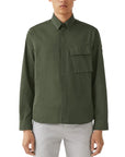 Tile Green Scale Long Sleeve Shirt