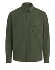 Tile Green Scale Long Sleeve Shirt