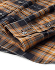 Black and Yellow Scale Longton Plaid Long Sleeve Shirt