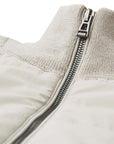 Chrome Grey Kelbrook Merino Wool Zip Cardigan KNITWEAR Belstaff