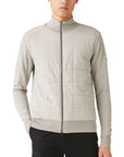 Chrome Grey Kelbrook Merino Wool Zip Cardigan KNITWEAR Belstaff