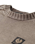 Clay Brown Watch Crewneck Merino Wool Sweater