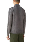 Forge Grey Watch Full-Zip Merino Wool Cardigan KNITWEAR Belstaff