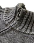 Forge Grey Watch Full-Zip Merino Wool Cardigan KNITWEAR Belstaff