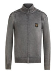 Forge Grey Watch Full-Zip Merino Wool Cardigan KNITWEAR Belstaff