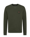 Tile Green Cotton Fleece Sweatshirt SWEATS Belstaff