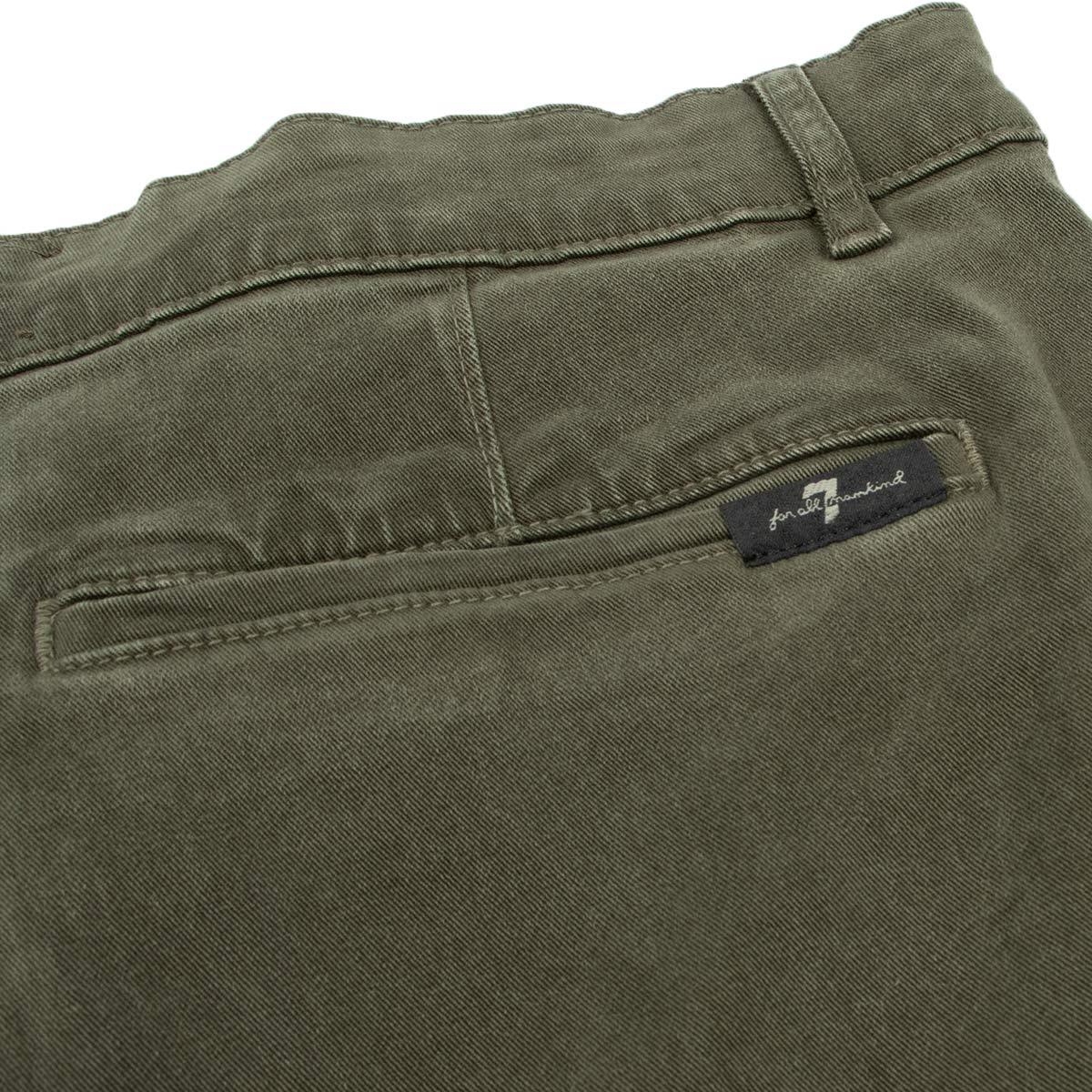 Nori Green Cargo Twill Chinos JEANS 7 For All Mankind