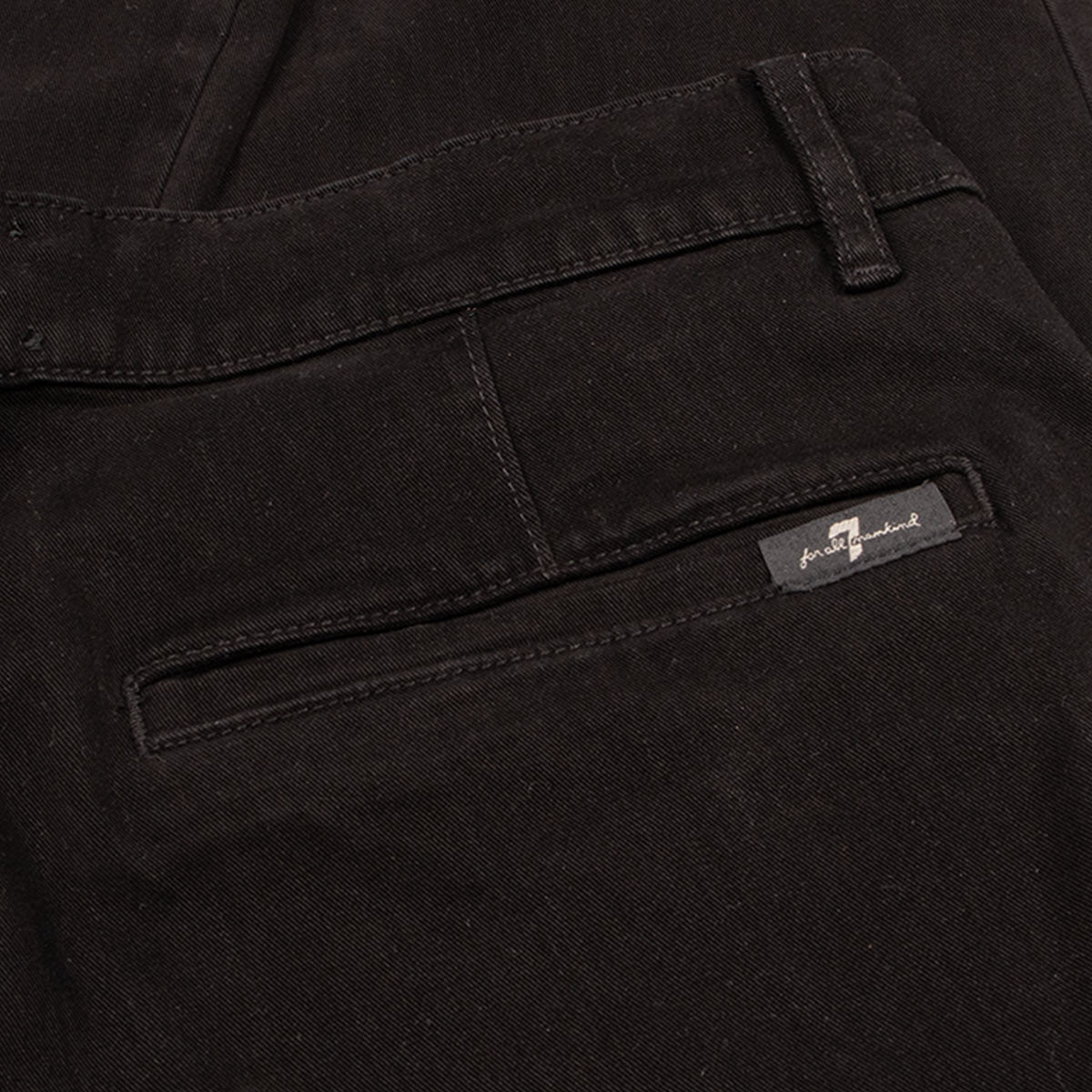 Vasal Black Cargo Twill Chinos JEANS 7 For All Mankind