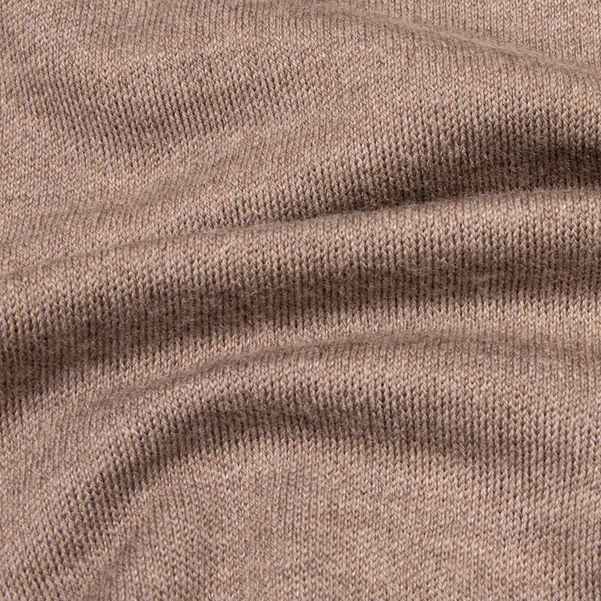 Beige Marl Crew Neck Wool Sweater KNITWEAR Paul & Shark