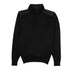 Black Typhoon Platinum Wool Zip Neck Sweater KNITWEAR Paul & Shark