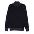 Navy Zip Neck Virgin Wool Sweater KNITWEAR Paul & Shark