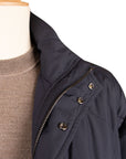 Paul & Shark Navy Alcantara Quilted Jacket