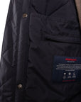 Paul & Shark Navy Alcantara Quilted Jacket