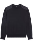 Black Re-Wool Crewneck Sweater KNITWEAR Paul & Shark