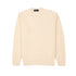 Ivory Marl Crew Neck Bouclé Wool Sweater KNITWEAR Robert Old