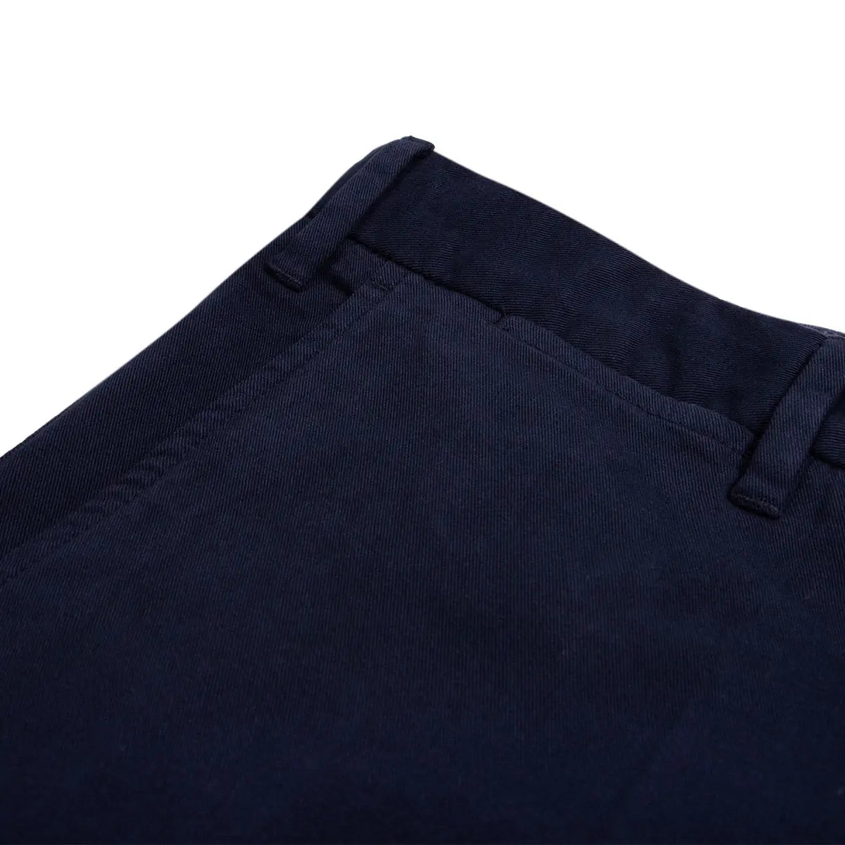 Navy 'Boston' Cashmere & Cotton Tailored Twill Chinos CASUAL TROUSERS FEDELI