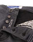 Mid Grey 'Nick' Stretch Slim Fit Jeans