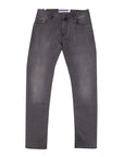 Mid Grey 'Nick' Stretch Slim Fit Jeans