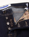 Dark Wash 'Nick' Stretch Slim Fit Jeans