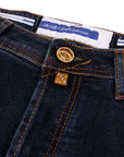 Dark Mid Wash 'Eduard' Regular Fit Jeans JEANS Jacob Cohen