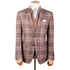 Brown Check Wool, Silk, & Cashmere Jacket JACKETS Robert Old