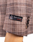 Brown Check Wool, Silk, & Cashmere Jacket