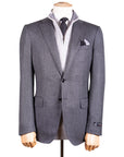 Black & Grey Weave Wool Jacket