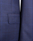 Navy Check Super 130's Wool Suit