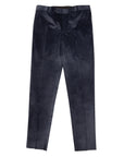 Light Navy Loro Piana Stretch Cotton & Wool Corduroy Trousers