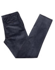 Light Navy Loro Piana Stretch Cotton & Wool Corduroy Trousers