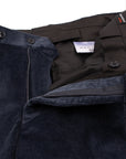 Light Navy Loro Piana Stretch Cotton & Wool Corduroy Trousers