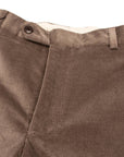 Mid-Brown Loro Piana Stretch Cotton & Wool Corduroy Trousers