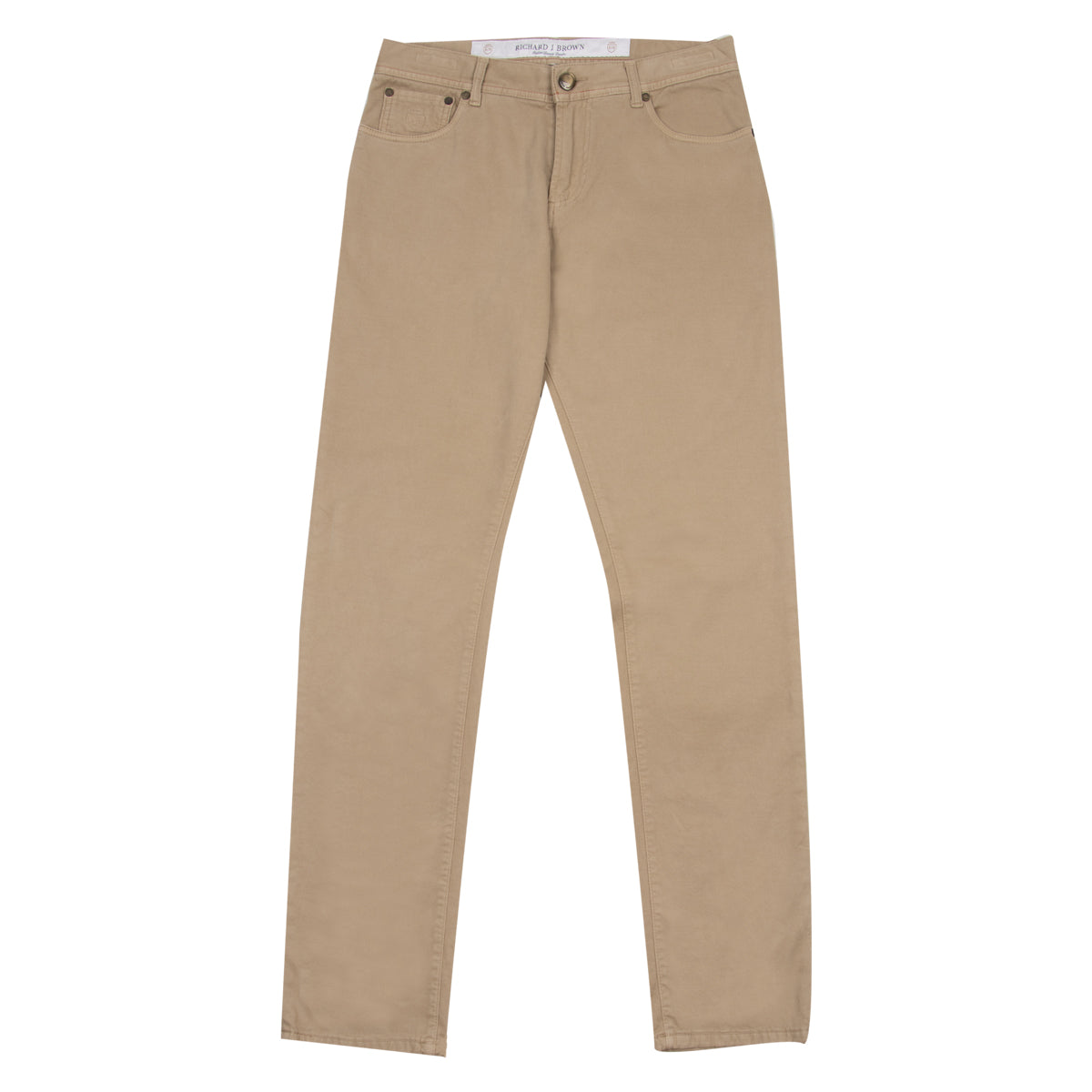 Richard J Brown Stone &#39;Milano&#39; Cotton &amp; Cashmere Regular Fit Jeans