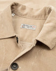 Beige Cotton Corduroy Overshirt L/S SHIRTS Robert Old