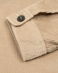 Beige Cotton Corduroy Overshirt L/S SHIRTS Robert Old