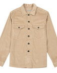 Beige Cotton Corduroy Overshirt L/S SHIRTS Robert Old