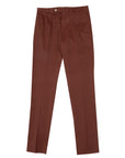 Rust Red Stretch Cotton Twill Chinos CASUAL TROUSERS Robert Old