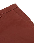 Rust Red Stretch Cotton Twill Chinos CASUAL TROUSERS Robert Old