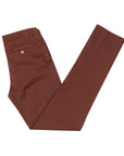 Rust Red Stretch Cotton Twill Chinos CASUAL TROUSERS Robert Old